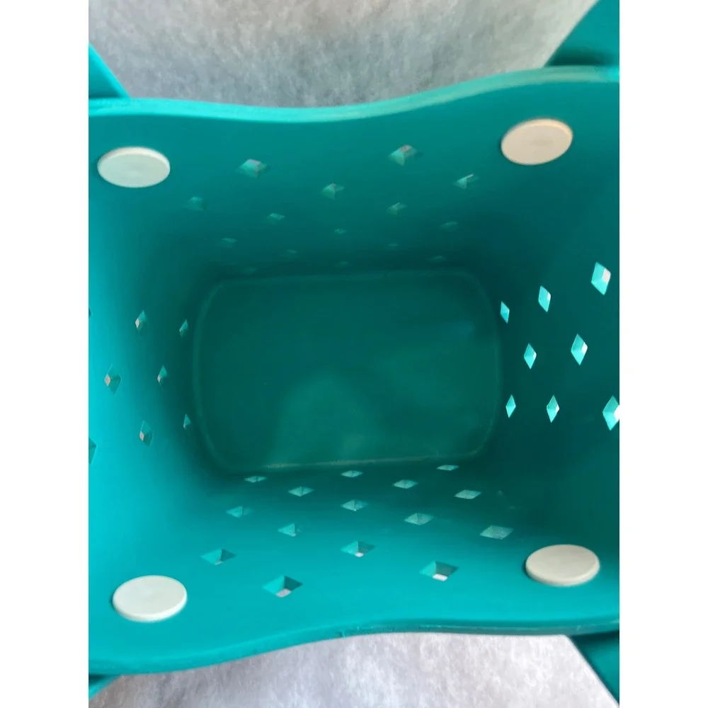 ALDI Teal Tote Bag Bucket Style Beach Pool Poolside‎ Travel Casual